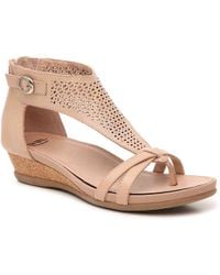 earth thistle wedge sandal