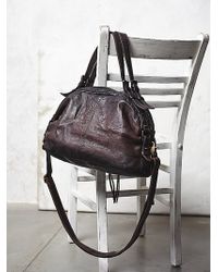 Free People Clairmont Washed Tote brown - Lyst