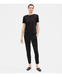 eileen fisher elbow sleeve tee