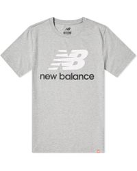 New Balance Mt81543 Classic 574 Short Sleeve Tee in Gray for New Balance Mt81543 Classic 574 Short Sleeve Tee in Gray for