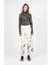 Dries Van Noten Floral wide-legged Jeans - Multicolour