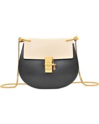 cloie bags - Chlo Drew Medium Saddle Bag in Black | Lyst