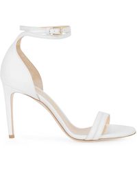 Lyst - Narciso rodriguez Ankle Tie Sandals in Natural