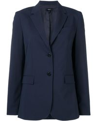 Theory Blazer entallado de vestir - Azul