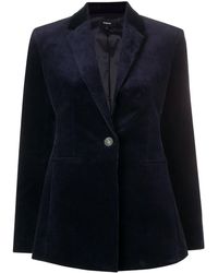 Theory Chaqueta entallada - Azul