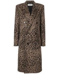 Shop Women's Saint Laurent Coats | Lyst