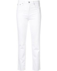 AG Jeans Jean crop Isabelle - Blanc