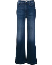 Mother Jeans svasati - Blu