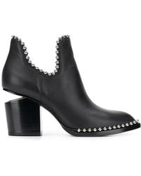 alexander wang cutout booties