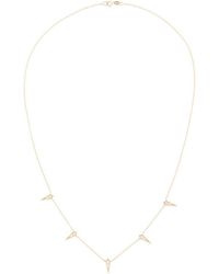 Lyst Women S Lizzie Mandler Jewelry From 370 Lizzie Mandler 18kt Gold 5 Kite Diamond Necklace Lyst
