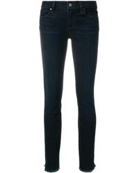PAIGE Jean skinny à bord franc - Bleu
