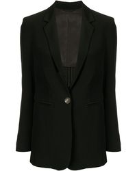 Calvin Klein Blazer con un solo botón - Negro
