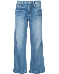 PAIGE Jean crop Nellie - Noir