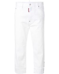 DSquared² Jean crop - Blanc