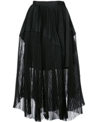 Shop Women's Sacai Skirts from $249 | Lyst