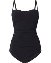 Gottex Badeanzug mit Besatz in Flechtoptik - Schwarz