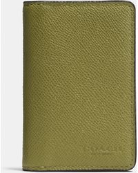 coach wallets moss