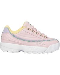 fila disruptor velvet pink