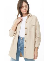 Forever 21 Giaccone con colletto classico - Neutro