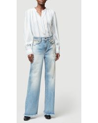 FRAME Le California Jean Raw Heritage - Blue