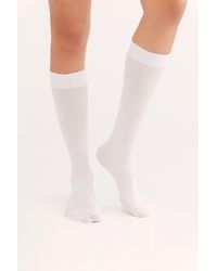 Free People Total Betty Knee High Socks - White