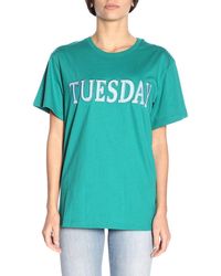 76 € Alberta Da A Lyst Donna Shirt Ferretti Di Partire T ZOPXuiTk