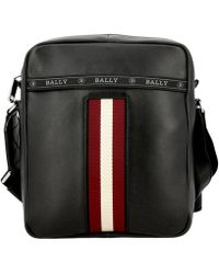 bally black shoulder bag