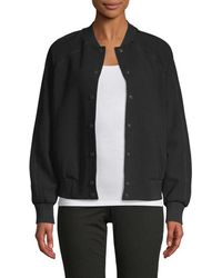 KENZO Embroidered Bomber Jacket - Black
