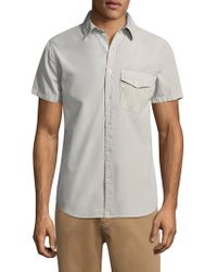 save khaki poplin shirt