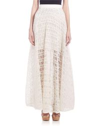 netted maxi skirt