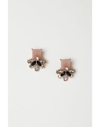 Lyst - Gucci Interlocking G Pearl Pendant Earrings in Metallic