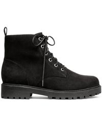 laced padded boots h&m