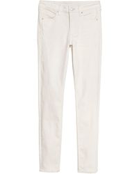 H&M Skinny Regular Jeans - White