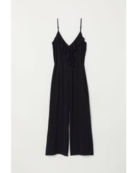 H&M Knöchellanger Jumpsuit - Schwarz