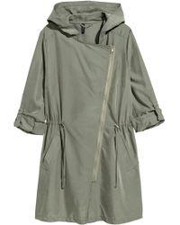H&M Modal-blend Parka - Green