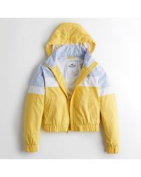 hollister half zip windbreaker