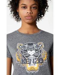 kenzo tiger t shirt anthracite kenzo tiger t shirt anthracite