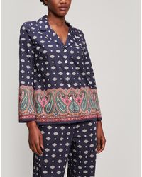 Liberty Persia Tana Lawntm Cotton Pajama Set - Blue