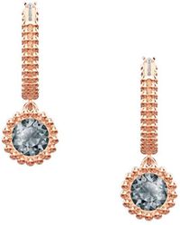 Swarovski Galet Pierced Earrings In Metallic Lyst Swarovski Galet Pierced Earrings In Metallic Lyst
