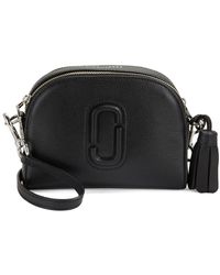 Lyst - Marc Jacobs Black Quilted Nylon and Leather Trim Westside ...