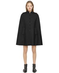 Lyst En Militaire Style Cape Red Laine Valentino wx4zqYBBT