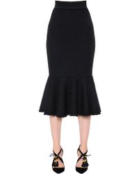 Lyst - Dolce & gabbana Pleated Skirt in Black