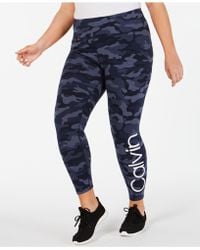 calvin klein camo leggings