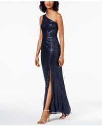 adrianna papell sequin mikado gown