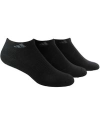adidas 3-pk. Climalite® Cushioned Socks - Black