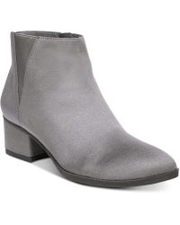 dr scholls gray booties