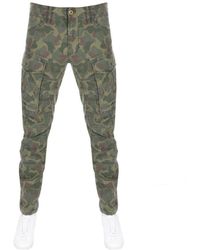 g star raw rovic tapered trousers green