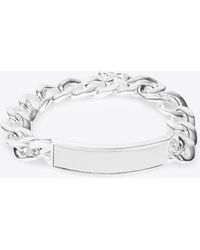 Men S Maison Margiela Bracelets Maison Margiela Contrasted Anonymous Id Bracelet Lyst