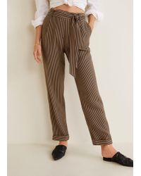 mango flecked cotton pants
