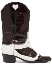ganni midcalf boots
